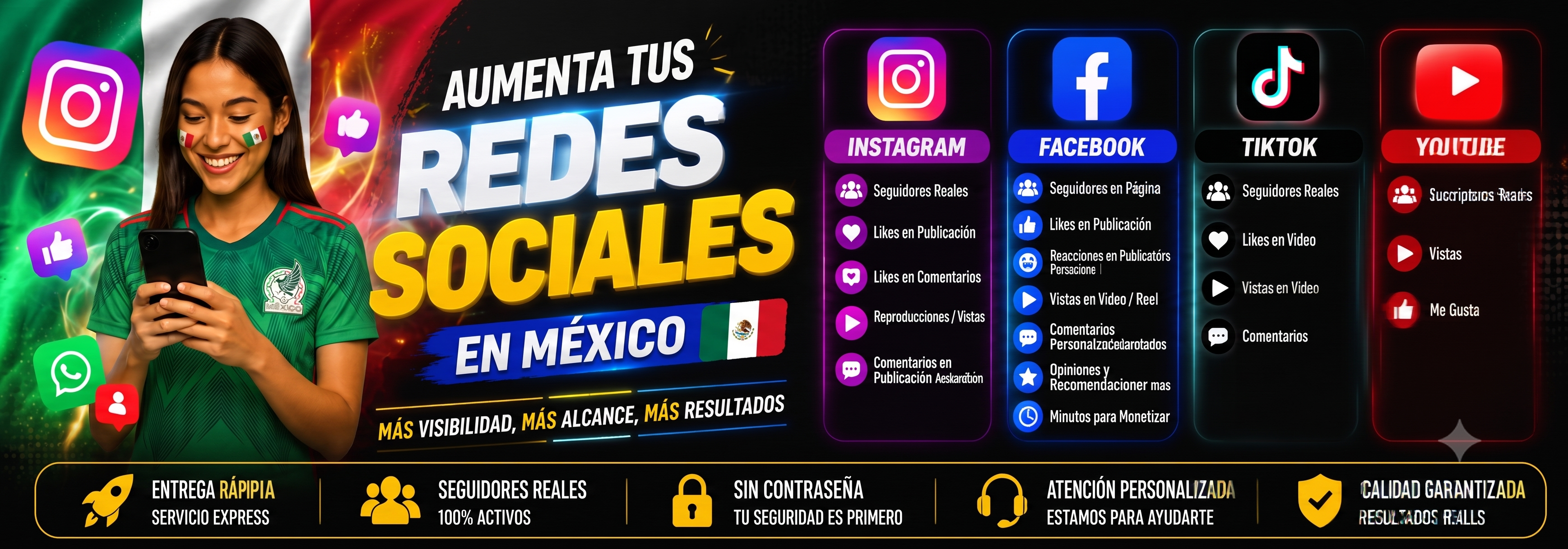 Comprar Seguidores en Mexico